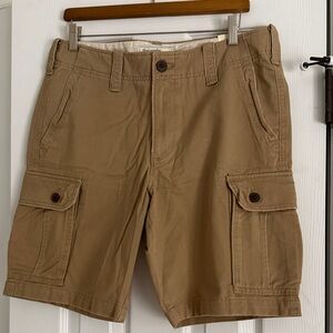 Abercrombie & Fitch Brown Cargo Shorts for Men